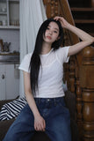 Comfort bootcut denim jeans