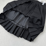 Leaf Pleated Skirt