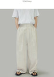 By Linen Two-Tuck Pants