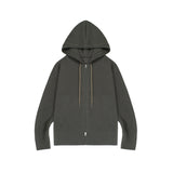 Lap Knitted Zip Hoodie