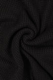 Leroy raglan waffle knit