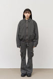 Seto Cropped Washed Blouson