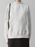 Half Turtleneck Pocket Sweatshirt