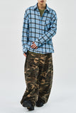 Camo Rip Snap Pants