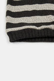 Tracy hooded stripe knit