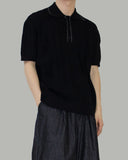 Leoun openwork short sleeve knit