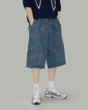 Warning banding Bermuda pants