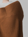 Merino Wool Knit Shawl