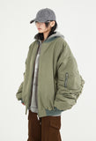 Special shirring over MA-1 jumper
