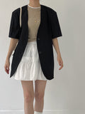 Judy Cotton Flare Mini Skirt