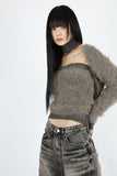 Blanc Fur Bolero Top Set