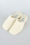 Lumpy fur mule shoes