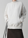 Half Turtleneck Pocket Sweatshirt