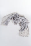 Lace flower long scarf