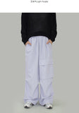 Unbalanced big cargo pants