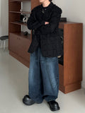 Dark Blue Dart Balloon Banding Denim