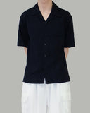 gothic open collar shirt