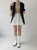 Judy Cotton Flare Mini Skirt
