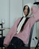 Pastel Cash V-neck Knit