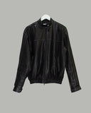 track leather jacket