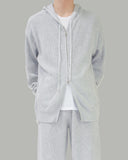 Lesher two-way knit zip-up