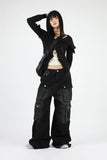 Parachute pocket denim