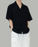 gothic open collar shirt