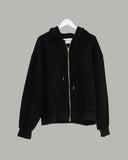 Poi two-way hooded zip-up