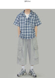 Rafner short sleeve check shirt