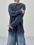 Ocean Pigment Washing Overfit Sleeve
