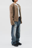 Flare Embo Washed Jeans