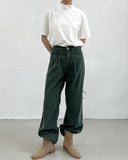 136 Pintuck Corduroy Wide Pants