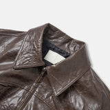 Chelo Wrinkled Leather Jacket