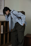 High fuzzy banding pants