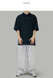 Connie overfit striped short sleeves