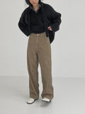 [SET] Mona V-neck Loose Fit Knit