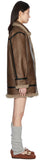 Pro Leather Shearling Short Coat