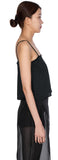 Mars satin tank top