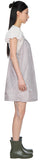 Dinzer Shirring Mid-Length One Piece
