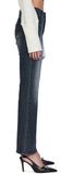 Dirt washing flared jeans
