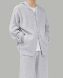 Lesher two-way knit zip-up