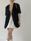 Biche No Collar Half Overfit Jacket