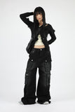 Parachute pocket denim