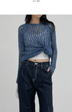 Scramble Raglan See-Through Knit
