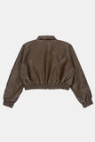Pilot vintage leather flight jumper
