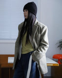 Herringbone quilted jacket