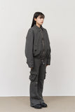 Seto Cropped Washed Blouson