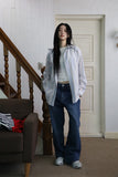 Comfort bootcut denim jeans