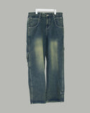 Keep patch denim pants
