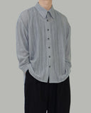 Net overfit collar shirt